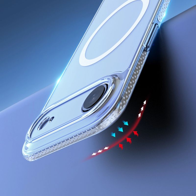 8. Dux Ducis Clin Mag Case für iPhone 17 Air, kompatibel mit MagSafe, transparent