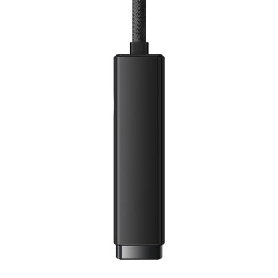 7. Baseus Lite Series externe Netzwerkkarte USB Typ C - RJ-45 1Gbps (1000Mbps) schwarz (WKQX000301)
