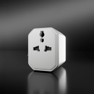 4. SBS TEADAPTUSBTCUNI USB-C/USB-A Universal-Reiseadapter – Weiß