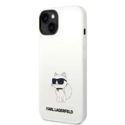 2. Karl Lagerfeld KLHMP14MSNCHBCH iPhone 14 Plus 6.7" Hardcase weiß/weiß Silikon Choupette MagSafe