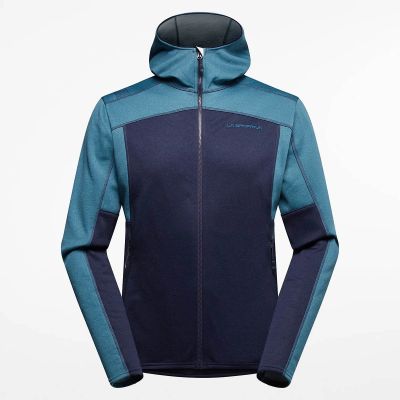 3. La Sportiva Cosmic Hoody M L69 643642 Deep Sea/Hurricane Sweatshirt
