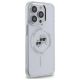 4. Karl Lagerfeld IML Metal Karl & Choupette Head MagSafe Hülle für iPhone 14 Pro Max - Weiß