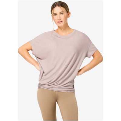 4. Damen-Kurzarmshirt SUPER.NATURAL W YOGA LOOSE TEE in Pink