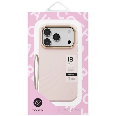 4. Uniq Coehl Serina Magnetische Ladehülle für iPhone 18 Pro / 17 Pro – Pink