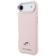 2. Karl Lagerfeld Karl & Choupette Head Pins Saffiano MagSafe iPhone Air Hülle - Pink