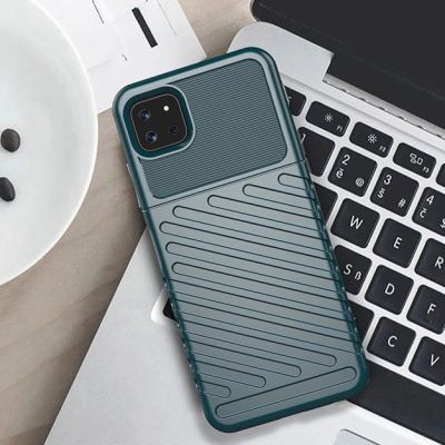 5. Thunder Case Flexibel Robuste Panzer Handyhülle TPU Schutzhülle für Samsung Galaxy A22 5G blau