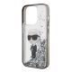 6. Karl Lagerfeld Liquid Glitter Ikonik Hülle für iPhone 15 Pro – transparent