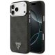 Guess 4G Triangle Logo MagSafe Hülle für iPhone 17 Pro Max / 18 Pro Max - Schwarz & Silber