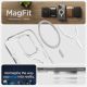 11. Spigen Ultra Hybrid Mag Case mit MagSafe für iPhone 14 Pro – Transparent und Weiß