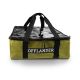 4. OFFLANDER Geschlossener Koffer mit transparentem Deckel, PVC, 28 l