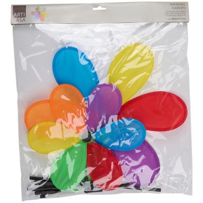 6. PINWHEEL GARDEN DECORATION 37x12x85CM ARTI CASA
