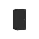 2. LANBERG Wandregalschrank 10" 12U 280x310 Schwarz, Metalltüren (Bausatz) WF10-2312-00B