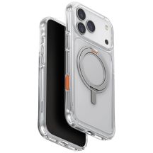 Uniq Swivix 360 drehbare Schutzhülle mit Ständer für iPhone 17 Pro Max – Transparent