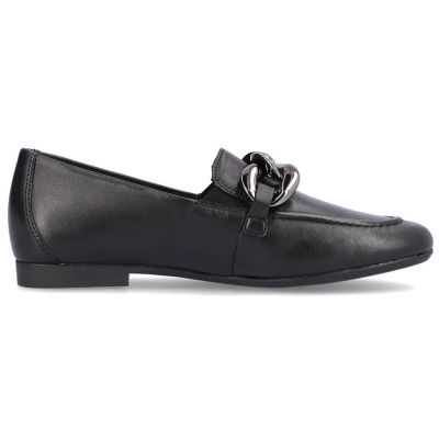 27. Bequeme Lederschuhe mit Kette Remonte W RKR645 schwarz