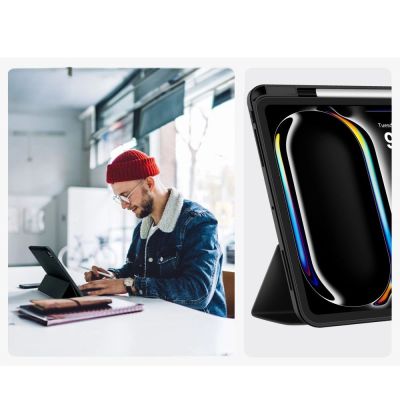 9. Tech-Protect SC Pen Case für iPad Pro 11" 5/6" 2024-2025 - Schwarz