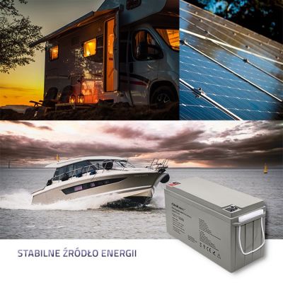 2. QOLTEC AGM-Batterie 12 V | 150 Ah | max. 2250 A