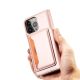 6. Magnetkartenhülle für iPhone 13 Pro Max Tasche Kartenetui Kartenhalter Pink