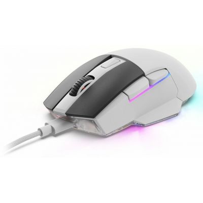 6. Sharkoon SGM50W Gaming-Maus, rechte Seite, RF Wireless + USB Typ-A, optisch, 6400 DPI