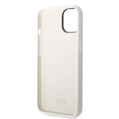 7. Karl Lagerfeld Choupette-Silikonhülle für iPhone 14 Plus – Weiß