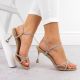 8. Sandalen mit Zirkonen Potocki W LE20326 WOL282A