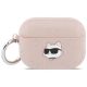 Karl Lagerfeld Monogram Choupette Schutzhülle für AirPods Pro 3 – Pink