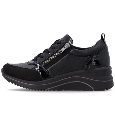 3. Schwarze Damen-Keilsneaker Remonte Rieker D0T22-03