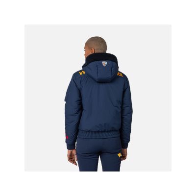 14. Rossignol W Yety Fleece Bomber Jacket Jkt blau