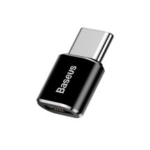Baseus Mini Adapter von Micro USB auf USB-C - Schwarz