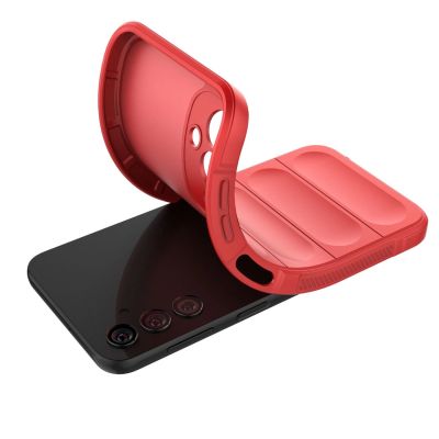 4. Magic Shield Case für Samsung Galaxy A24 4G flexible Panzerhülle rot