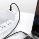 10. Baseus CATWJ-A01 USB-C – USB-C PD QC-Kabel 100 W 5 A 480 Mbit/s 2 m – Schwarz