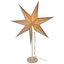 Dekorativer Stern mit LED-Beleuchtung, Höhe: 65 cm, Silber