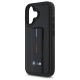 6. BMW M Grip Stand Glatte und Carbon-Schutzhülle für iPhone 16 - Schwarz