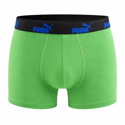 5. Puma Herren-Boxershorts, 6er-Pack, Schwarz, Grün, Grau