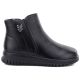 2. Bequeme Damen-Ankle-Boots mit Keilabsatz, schwarz, Potocki PT16398