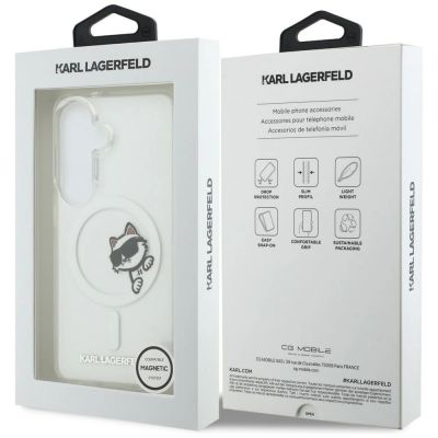 8. Karl Lagerfeld IML Peekaboo Choupette MagSafe Hülle für Samsung Galaxy S26 - Transparent
