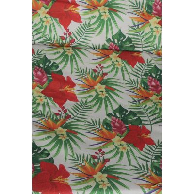 25. Brasilianischer Hängesessel 100x50CM NATURA mit genähtem tropischem Dschungelkissen