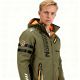 6. Geographical Norway Royaute DB 068 M WY1996H/GN-Kaki / Orange Softshelljacke