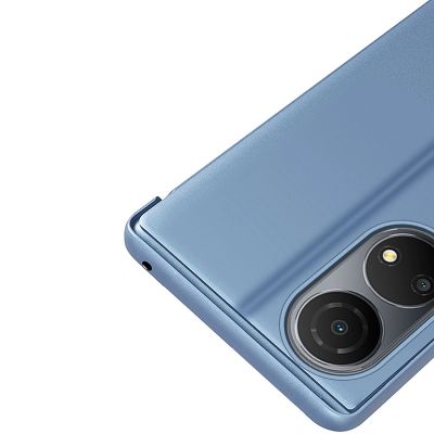 8. Clear View Case Hülle für Honor X7 / Honor Play 30 Plus Flip Cover schwarz