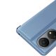 8. Clear View Case Hülle für Honor X7 / Honor Play 30 Plus Flip Cover schwarz