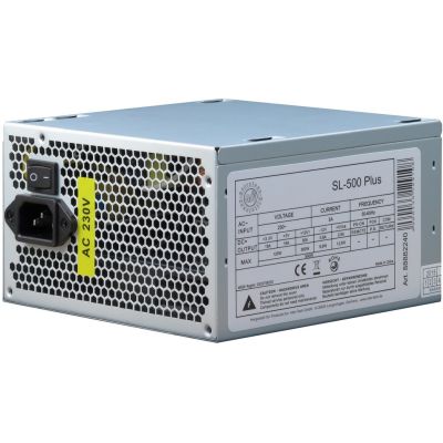 2. Inter-Tech SL-500 Plus Netzteilmodul 500 W 20+4-polig ATX Silber