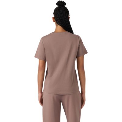 3. Champion Damen Kurzarm-T-Shirt Dunkelbeige 119125 MS513