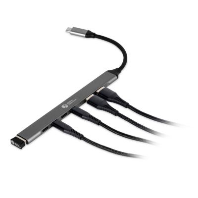 6. BakkerElkhuizen USB-C Hub 7-in-1 (3A+4C) USB Typ-C 5000 Mbit/s Schwarz, Grau
