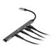 6. BakkerElkhuizen USB-C Hub 7-in-1 (3A+4C) USB Typ-C 5000 Mbit/s Schwarz, Grau
