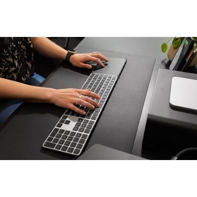 6. Twelve South DeskPad veganes Leder - Schreibtischunterlage aus veganem Leder (schwarz)