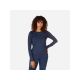 3. ROSSIGNOL W Skpr Ls Tee Marineblaues Thermo-T-Shirt