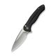 CIVIVI Kitefin Messer mit Knopfverriegelung, schwarz, Alu 14C28N
