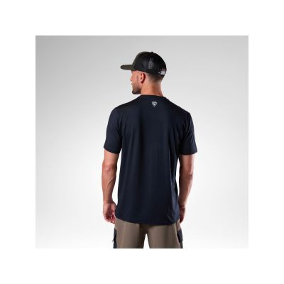 3. ROSSIGNOL M Graphic Active Tee Herren-T-Shirt Schwarz