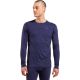 Odlo BL TOP Crew Neck L/S MERINO 200 Langarm Thermounterwäsche Gr. M Blau