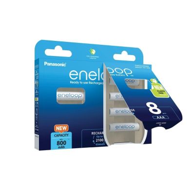 3. PANASONIC ENELOOP AAA 800 mAh 8 Stück