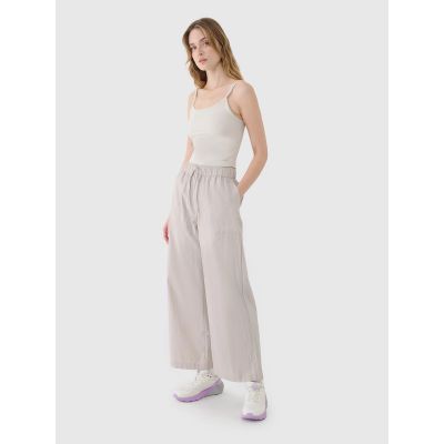3. Damen-Freizeithose mit weitem Bein 4F 4FWSS25TTROF1012-83S